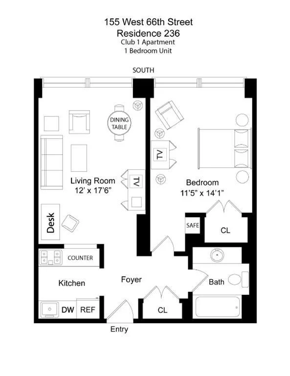 Unit for sale at 155 W 66th Street, Manhattan, NY 10023