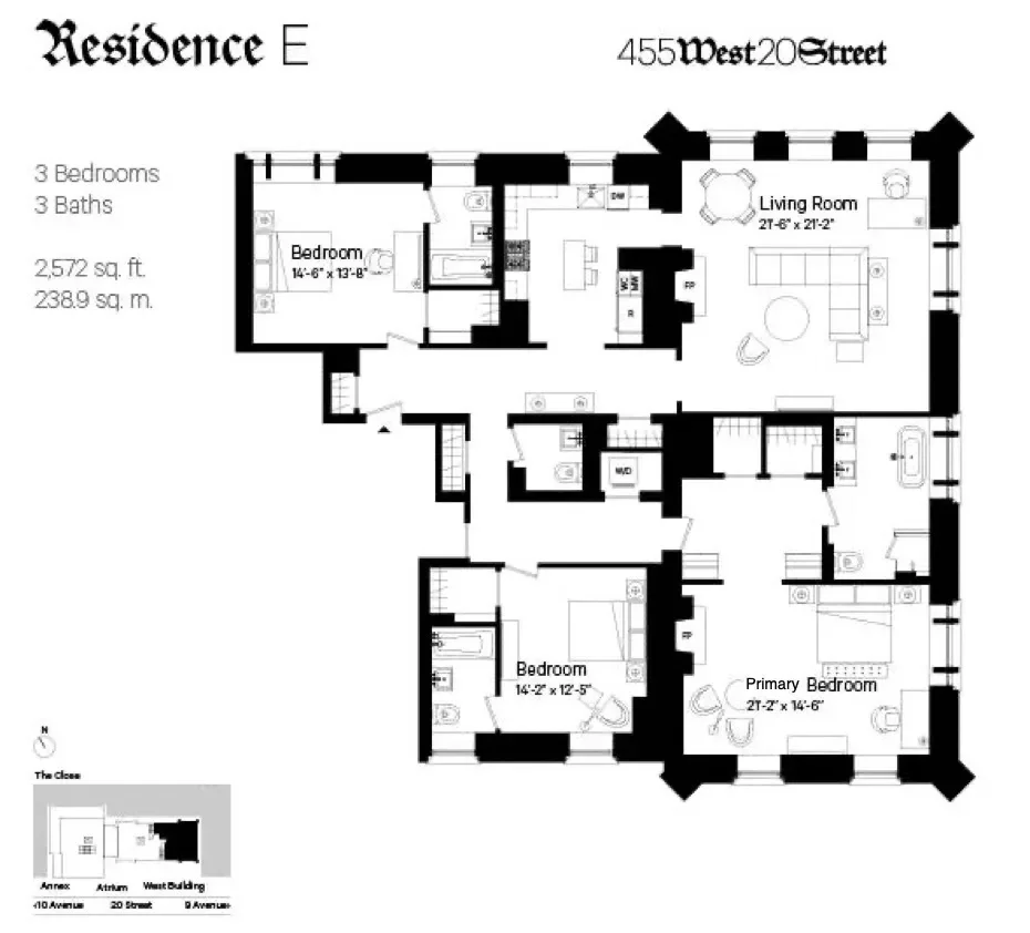 Unit for sale at 455 W 20th Street, Manhattan, NY 10011