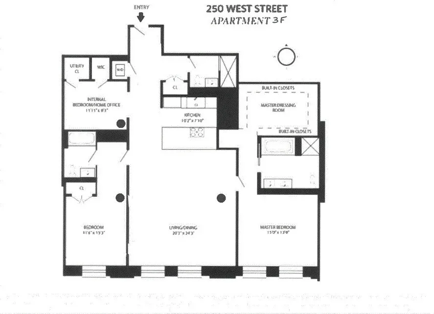 Unit for sale at 250 West Street, Manhattan, NY 10013