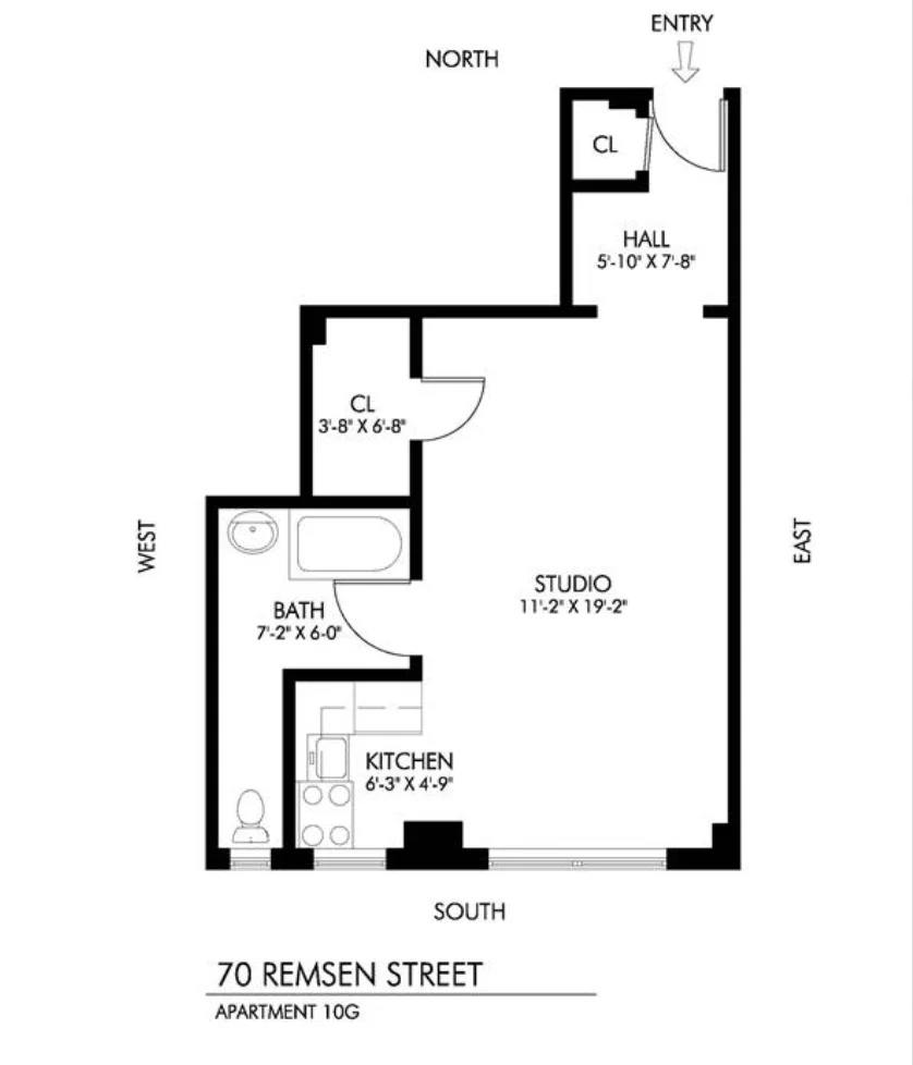 Unit for sale at 70 REMSEN Street, Brooklyn, NY 11201