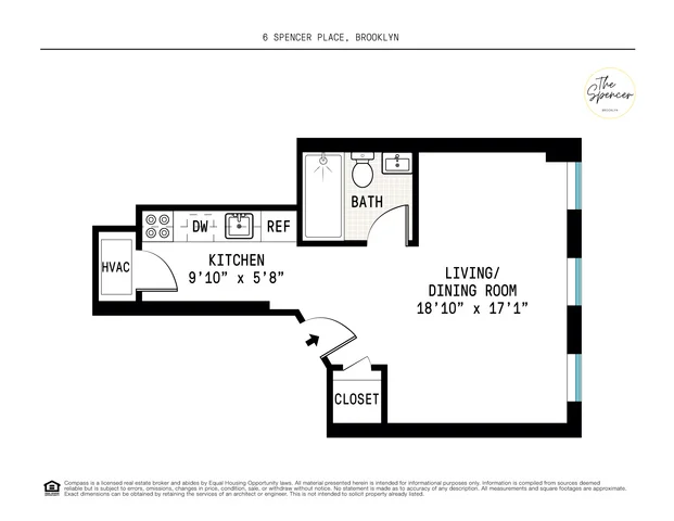 Unit for sale at 6 Spencer Place, Brooklyn, NY 11216