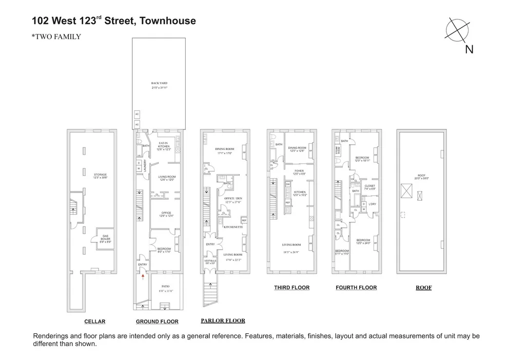 Unit for sale at 102 W 123rd Street, Manhattan, NY 10027