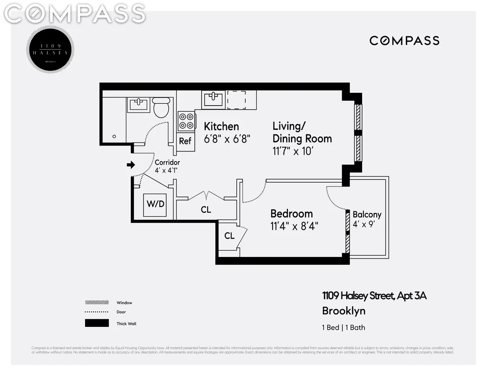 Unit for sale at 1109 Halsey Street, Brooklyn, NY 11207