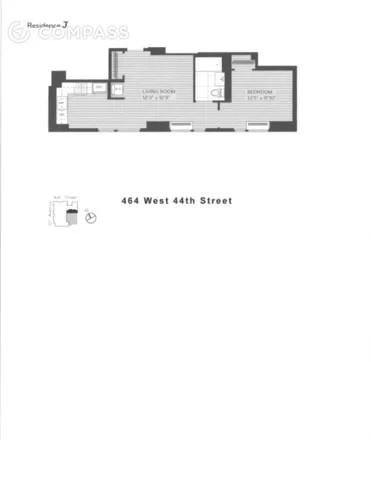 Unit for sale at 464 W 44th Street, Manhattan, NY 10036