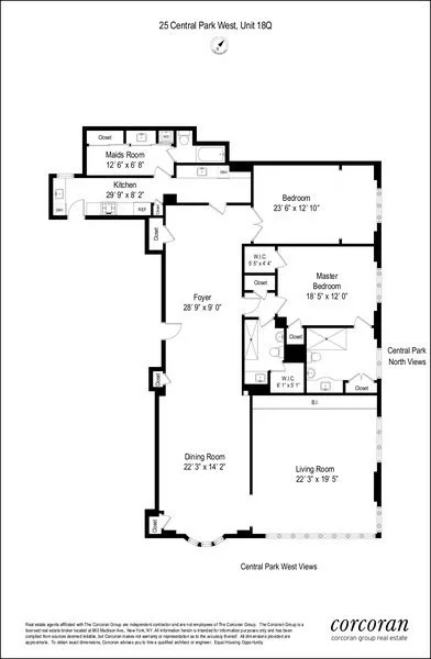 Unit for sale at 25 Central Park W, Manhattan, NY 10023
