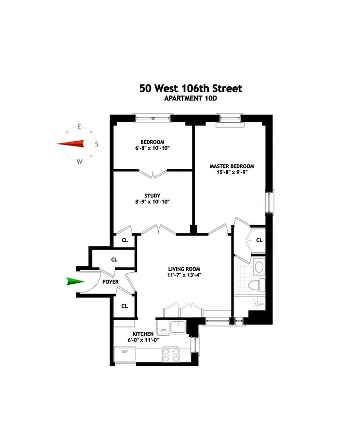 Unit for sale at 50 W 106TH Street, Manhattan, NY 10025