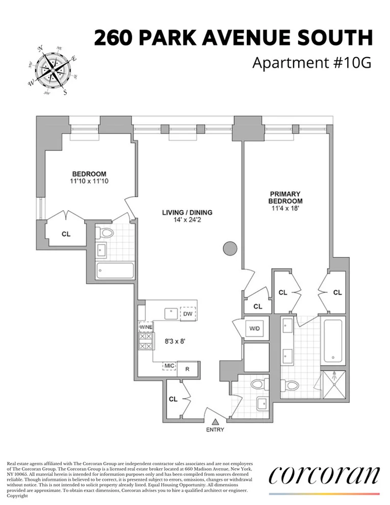Unit for sale at 260 PARK Avenue S, Manhattan, NY 10010