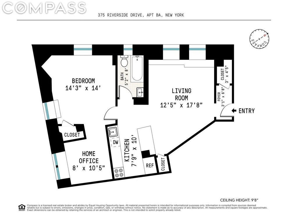 Unit for sale at 375 Riverside Drive, Manhattan, NY 10025