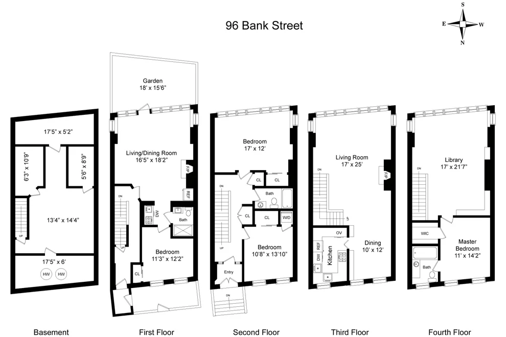 Unit for sale at 96 BANK Street, Manhattan, NY 10014