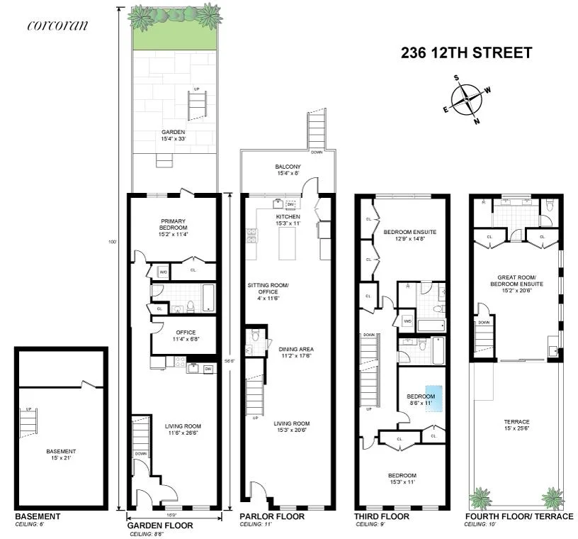 Unit for sale at 236 12Th Street, Brooklyn, NY 11215
