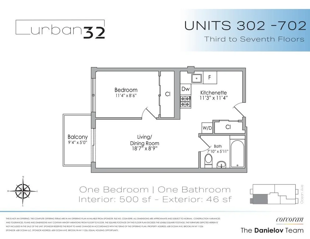 Unit for sale at 608 OCEAN Avenue, Brooklyn, NY 11226