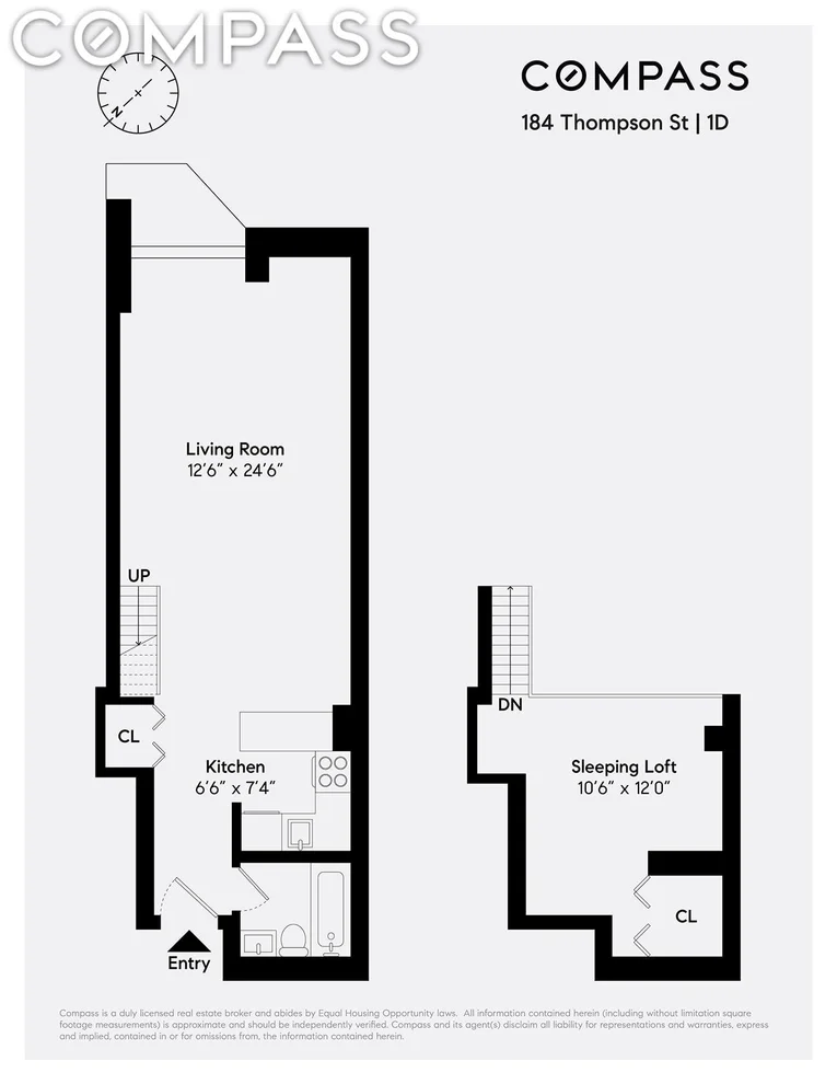 Unit for sale at 184 Thompson Street, Manhattan, NY 10012