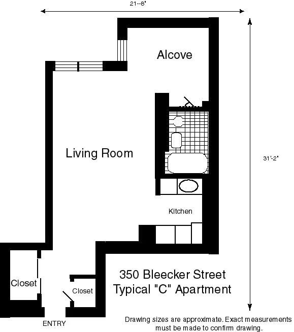 Unit for sale at 350 BLEECKER Street, Manhattan, NY 10014