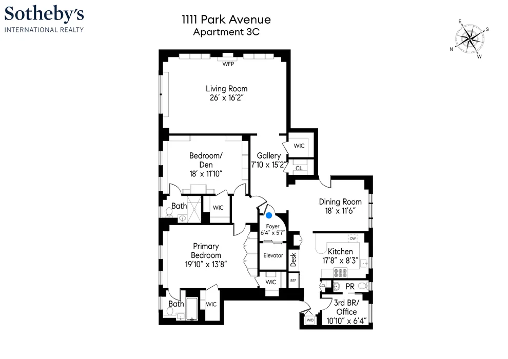 Unit for sale at 1111 PARK Avenue, Manhattan, NY 10128