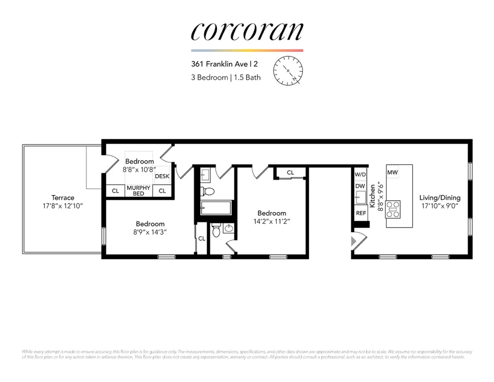 Unit for sale at 361 FRANKLIN Avenue, Brooklyn, NY 11238