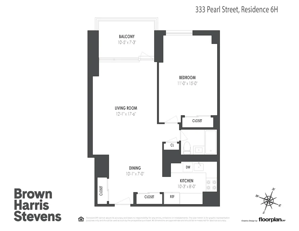Unit for sale at 333 PEARL Street, Manhattan, NY 10038