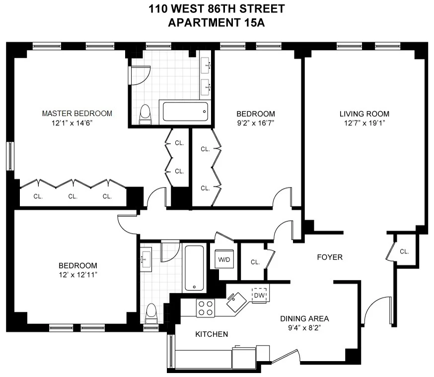 Unit for sale at 110 W 86th Street, Manhattan, NY 10024