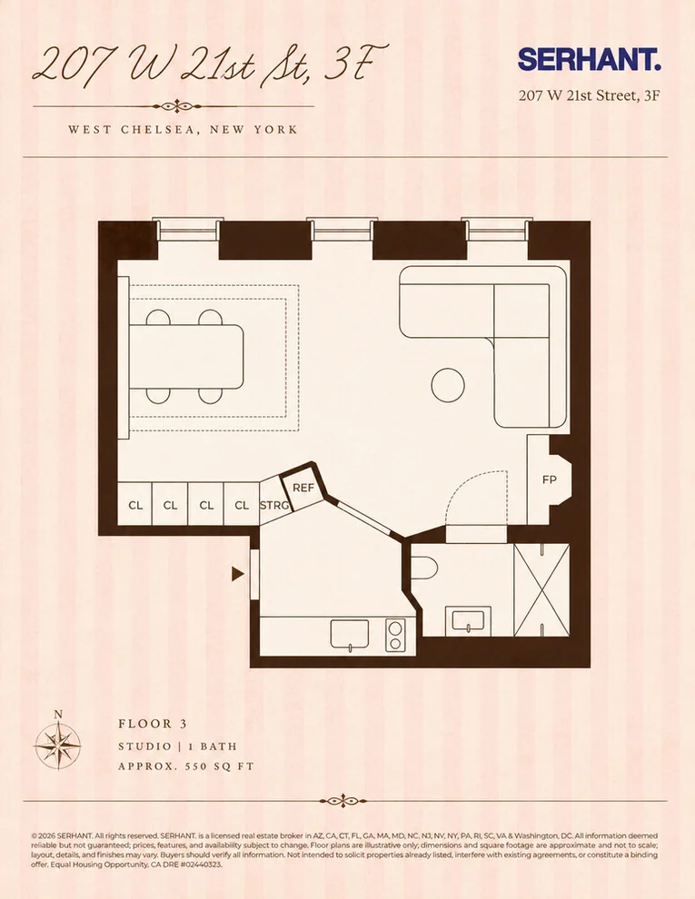 Unit for sale at 207 W 21ST Street, Manhattan, NY 10011