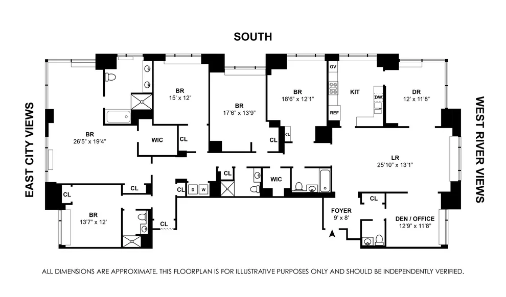 Unit for sale at 220 RIVERSIDE Boulevard, Manhattan, NY 10069