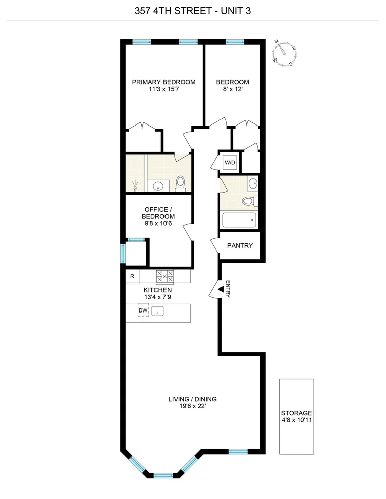 Unit for sale at 357 4TH Street, Brooklyn, NY 11215
