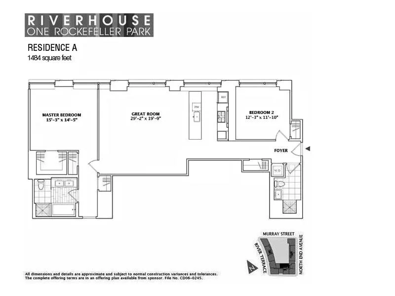 Unit for sale at 2 River Terrace, Manhattan, NY 10282