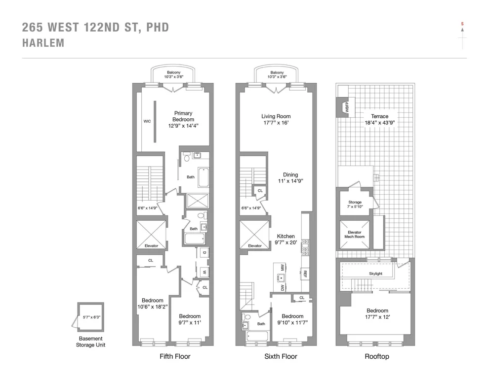 Unit for sale at 265 W 122nd Street, Manhattan, NY 10027