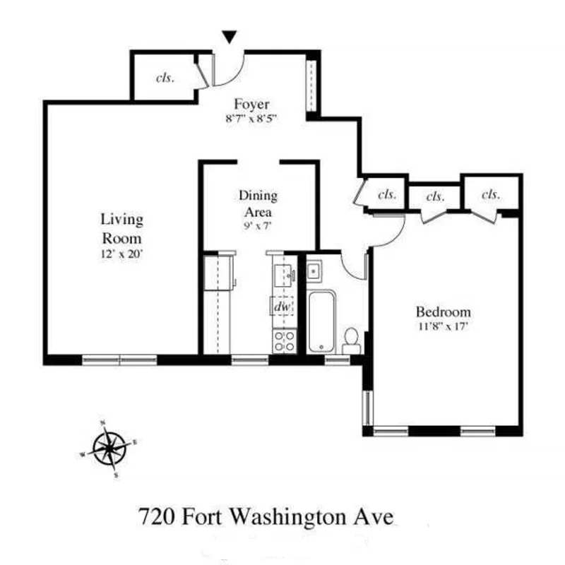 Unit for sale at 720 FORT WASHINGTON Avenue, Manhattan, NY 10040