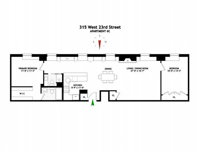 Unit for sale at 315 W 23RD Street, Manhattan, NY 10011