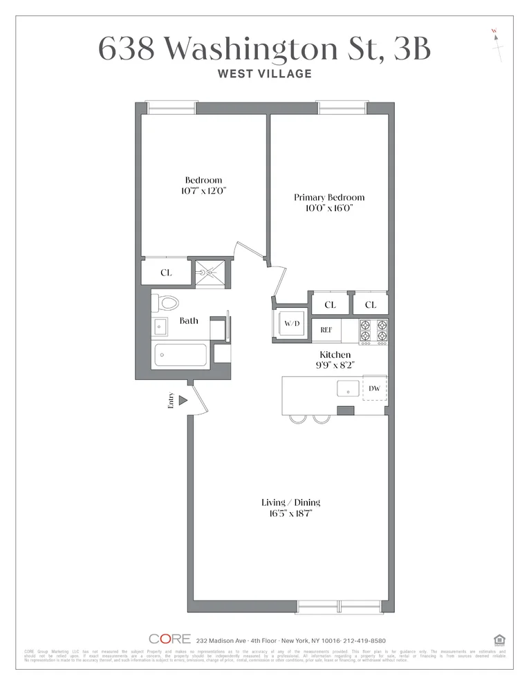 Unit for sale at 638 Washington Street, Manhattan, NY 10014
