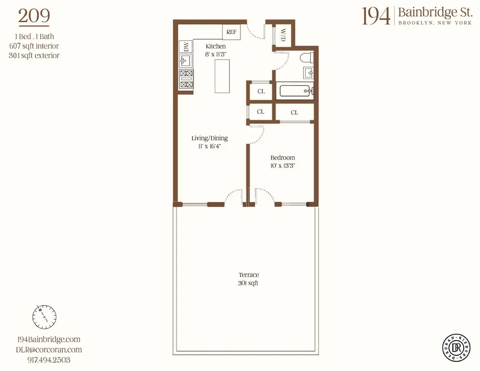 Unit for sale at 194 BAINBRIDGE Street, Brooklyn, NY 11233