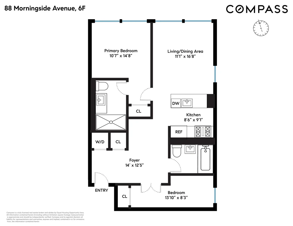 Unit for sale at 88 Morningside Avenue, Manhattan, NY 10027