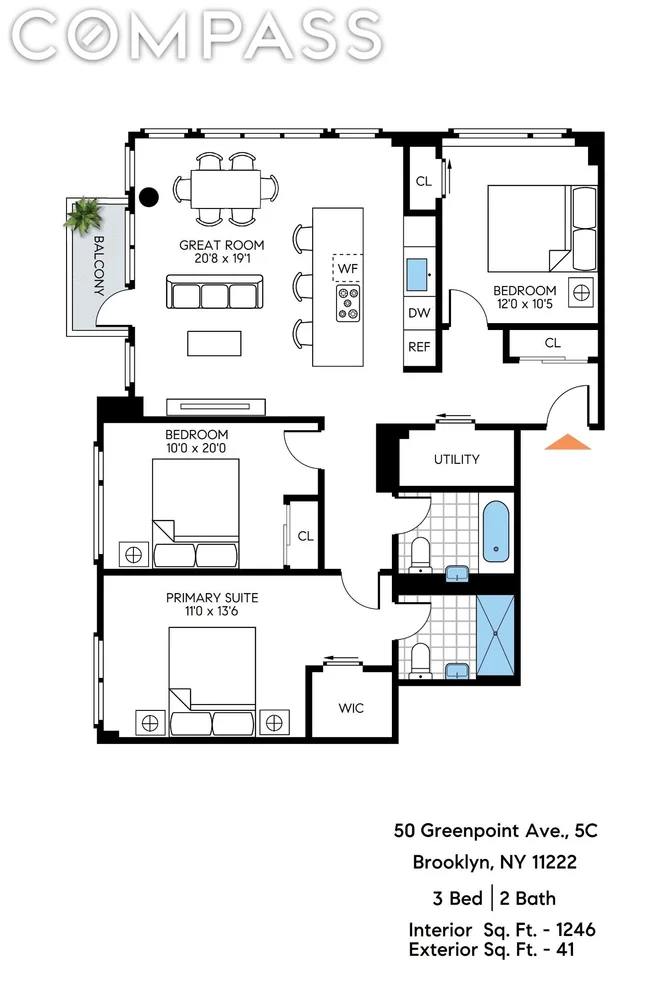 Unit for sale at 50 Greenpoint Avenue, Brooklyn, NY 11222