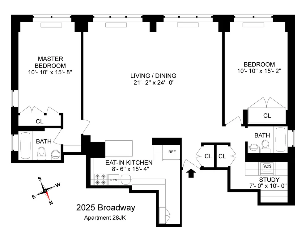 Unit for sale at 2025 BROADWAY, Manhattan, NY 10023
