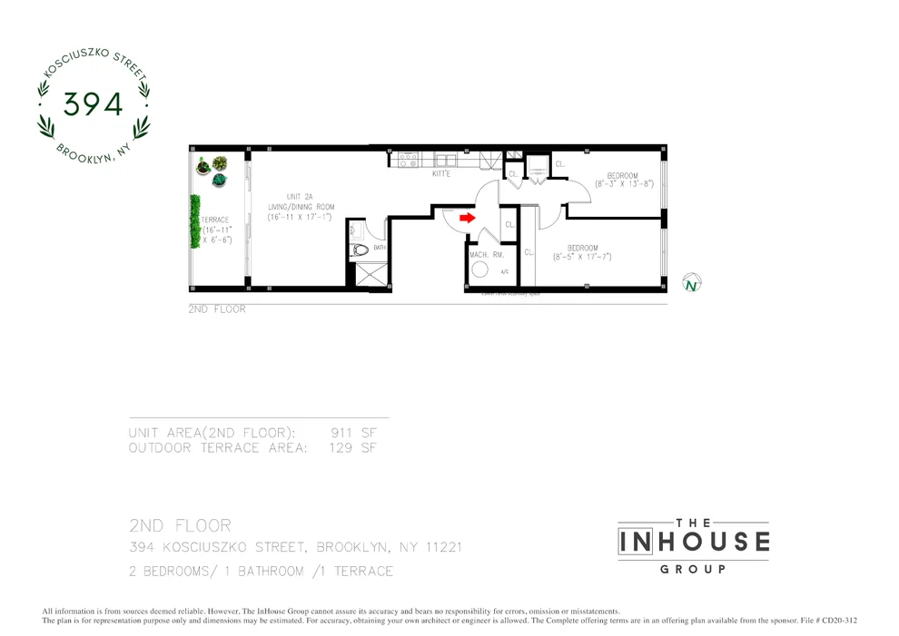 Unit for sale at 394 KOSCIUSZKO Street, Brooklyn, NY 11221