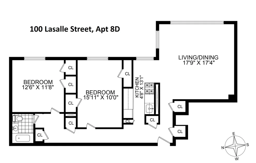 Unit for sale at 100 LASALLE Street, Manhattan, NY 10027