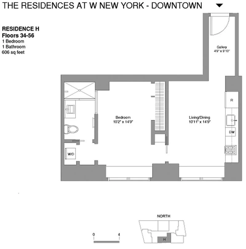 Unit for sale at 123 WASHINGTON Street, Manhattan, NY 10006