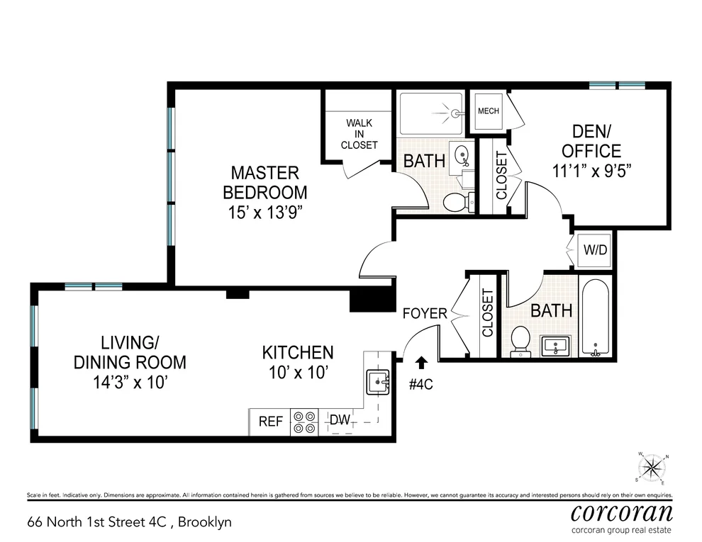 Unit for sale at 66 N 1ST Street, Brooklyn, NY 11211
