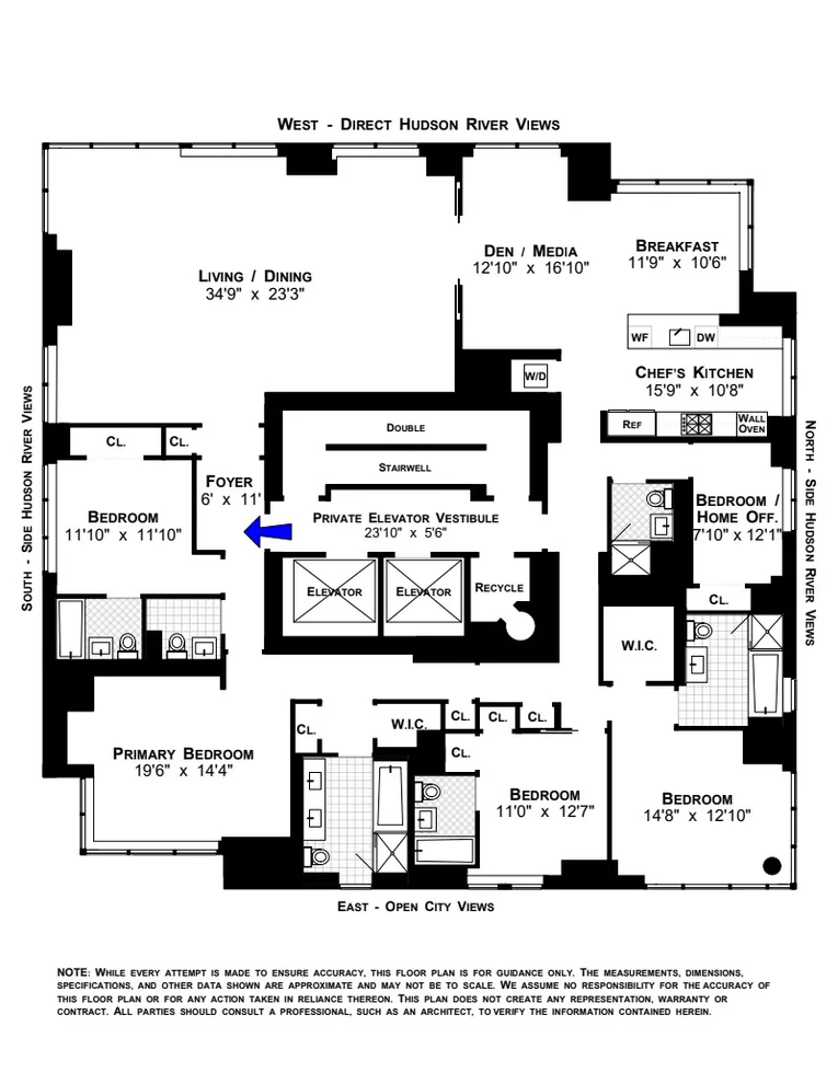 Unit for sale at 80 RIVERSIDE Boulevard, Manhattan, NY 10069
