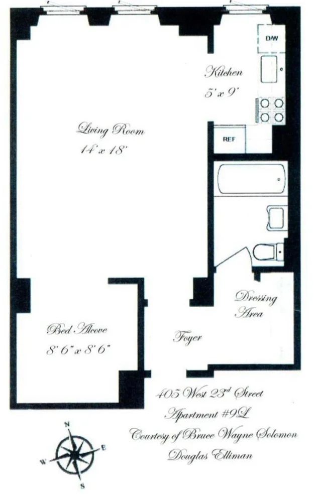 Unit for sale at 405 W 23rd Street, Manhattan, NY 10011