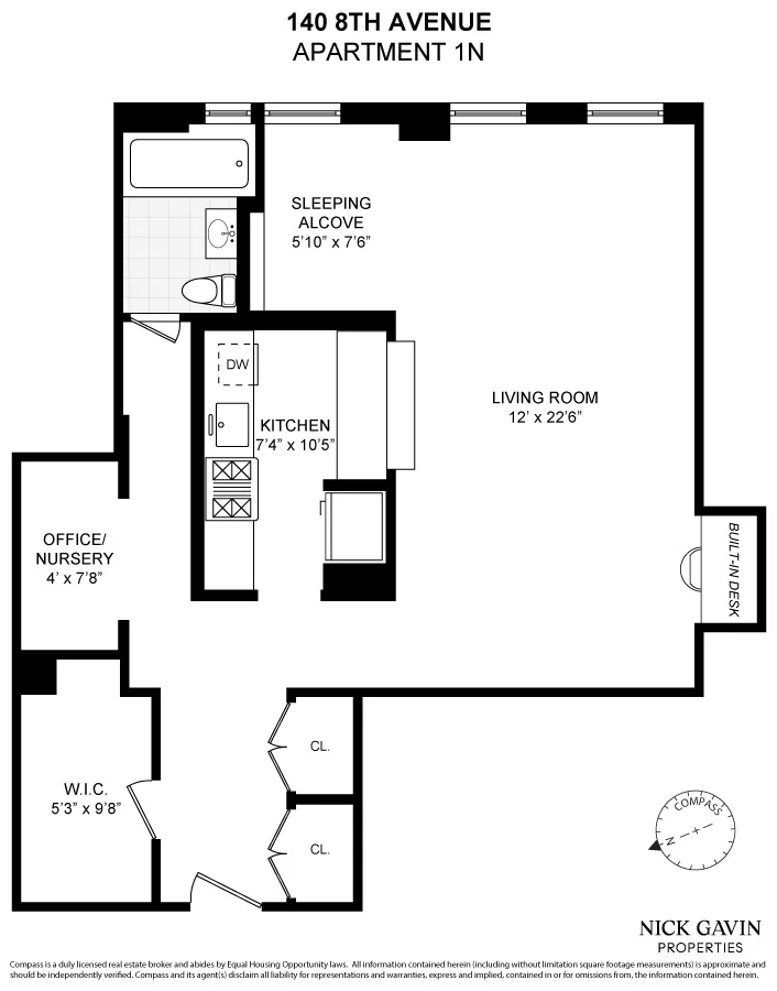 Unit for sale at 140 8th Avenue, Brooklyn, NY 11215