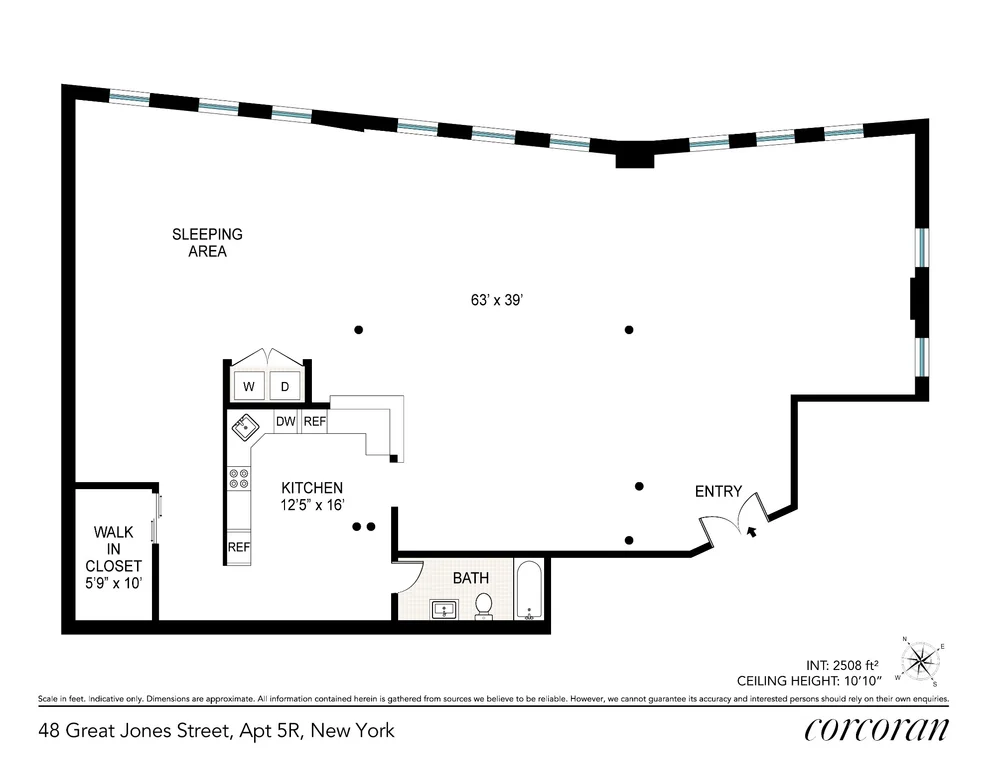 Unit for sale at 48 GREAT JONES Street, Manhattan, NY 10012
