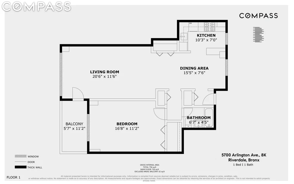 Unit for sale at 5700 Arlington Avenue, Bronx, NY 10471