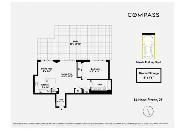 Unit for sale at 14 Hope Street, Brooklyn, NY 11211