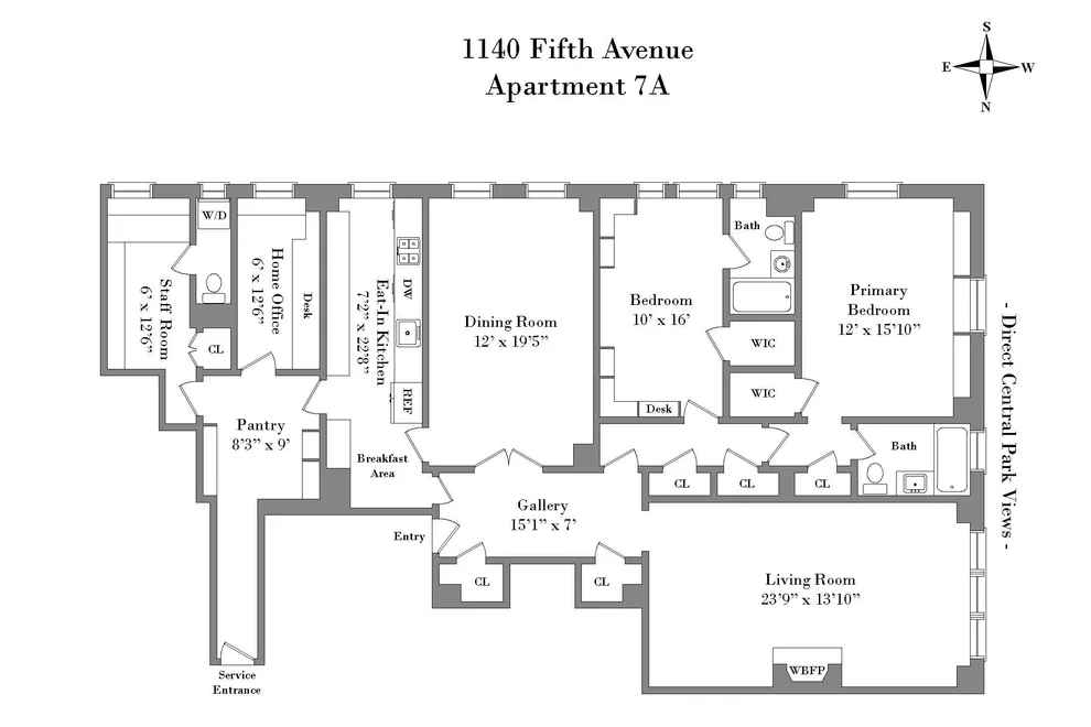Unit for sale at 1140 5TH Avenue, Manhattan, NY 10128