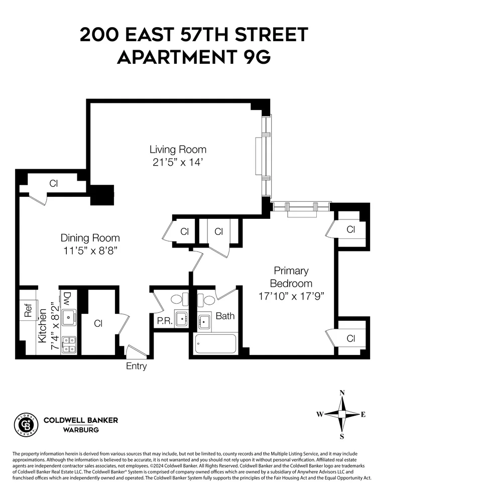 Unit for sale at 200 E 57TH Street, Manhattan, NY 10022