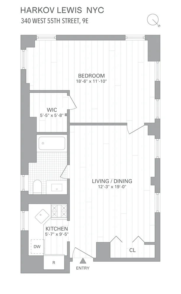 Unit for sale at 340 W 55TH Street, Manhattan, NY 10019