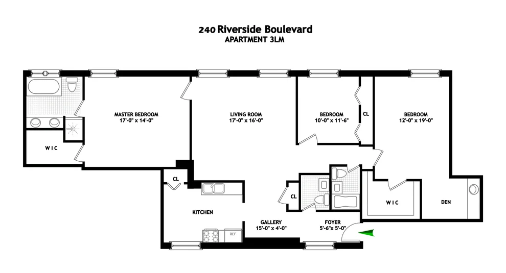 Unit for sale at 240 Riverside Boulevard, Manhattan, NY 10069
