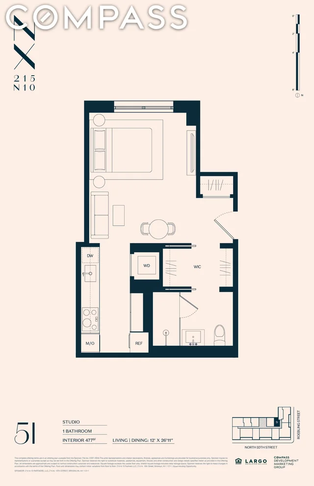 Unit for sale at 215 N 10th Street, Brooklyn, NY 11211