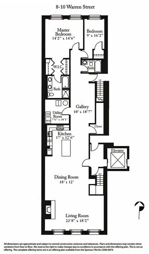 Unit for sale at 8-10 Warren Street, Manhattan, NY 10007
