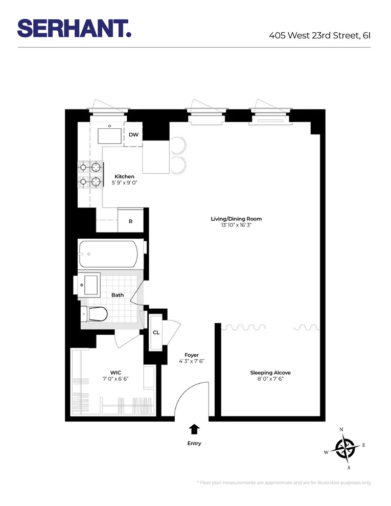 Unit for sale at 405 W 23RD Street, Manhattan, NY 10011